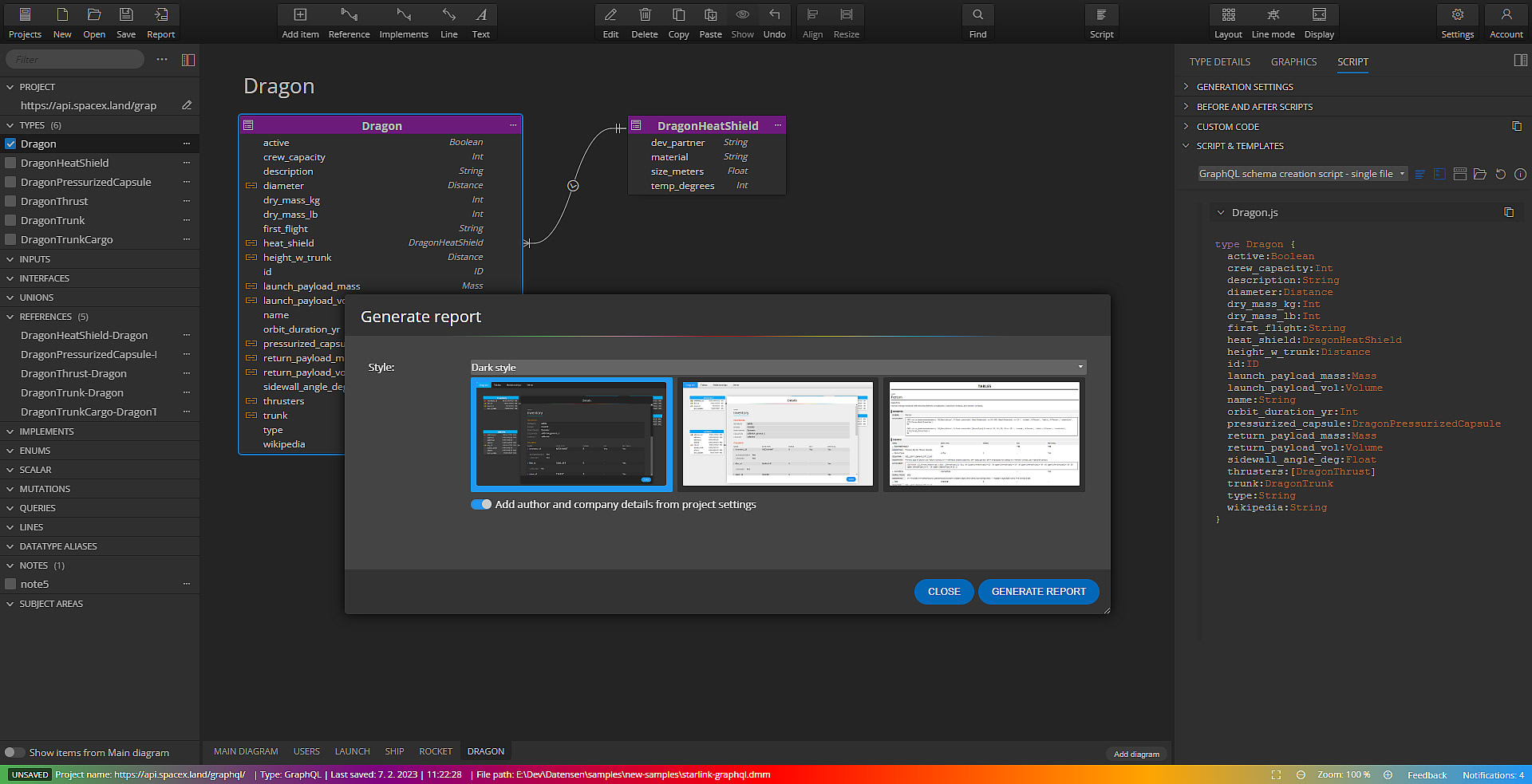screenshot of Galaxy Modeler